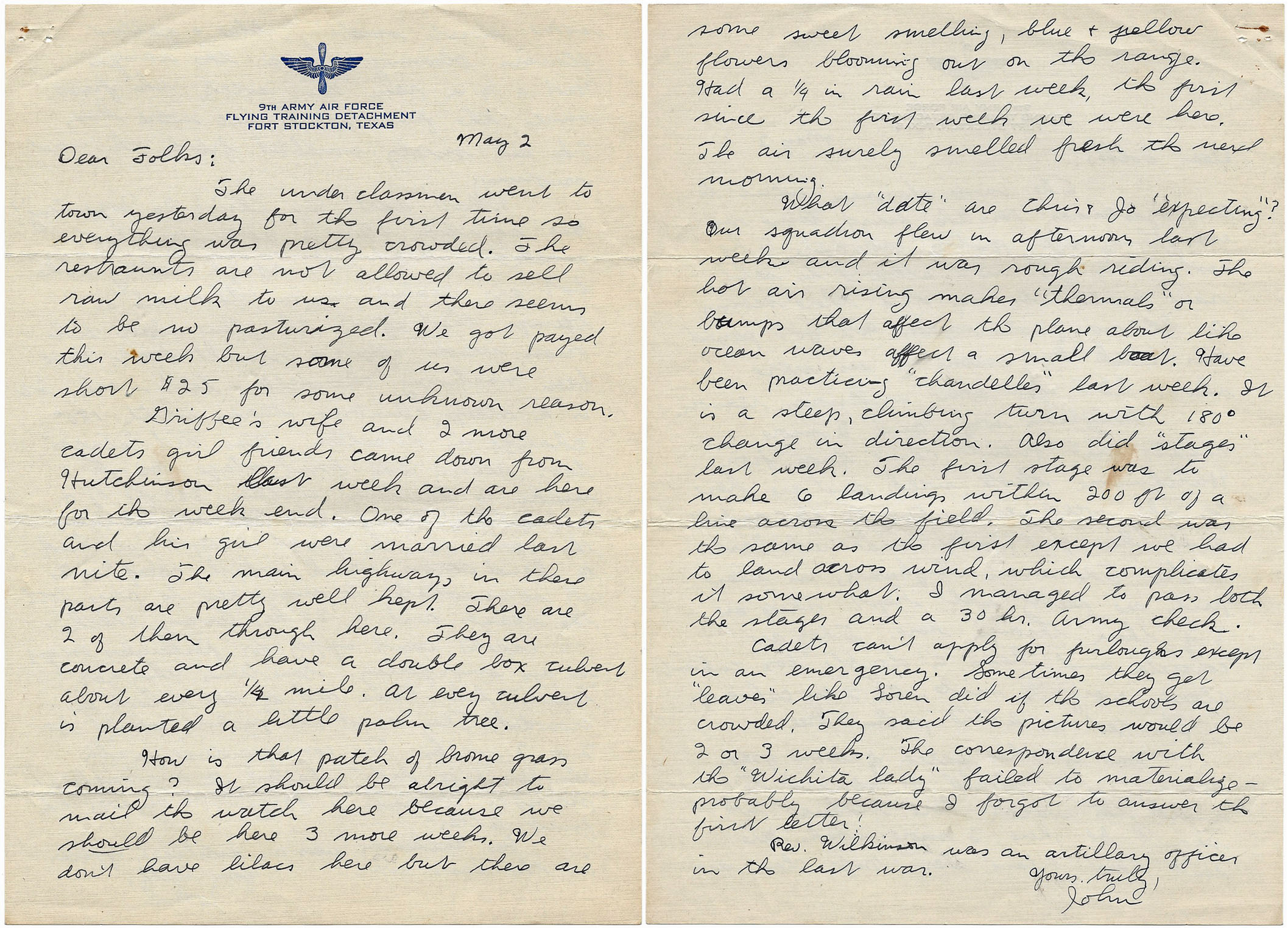 Stern Rider Letters Rough riding – Dear Folks